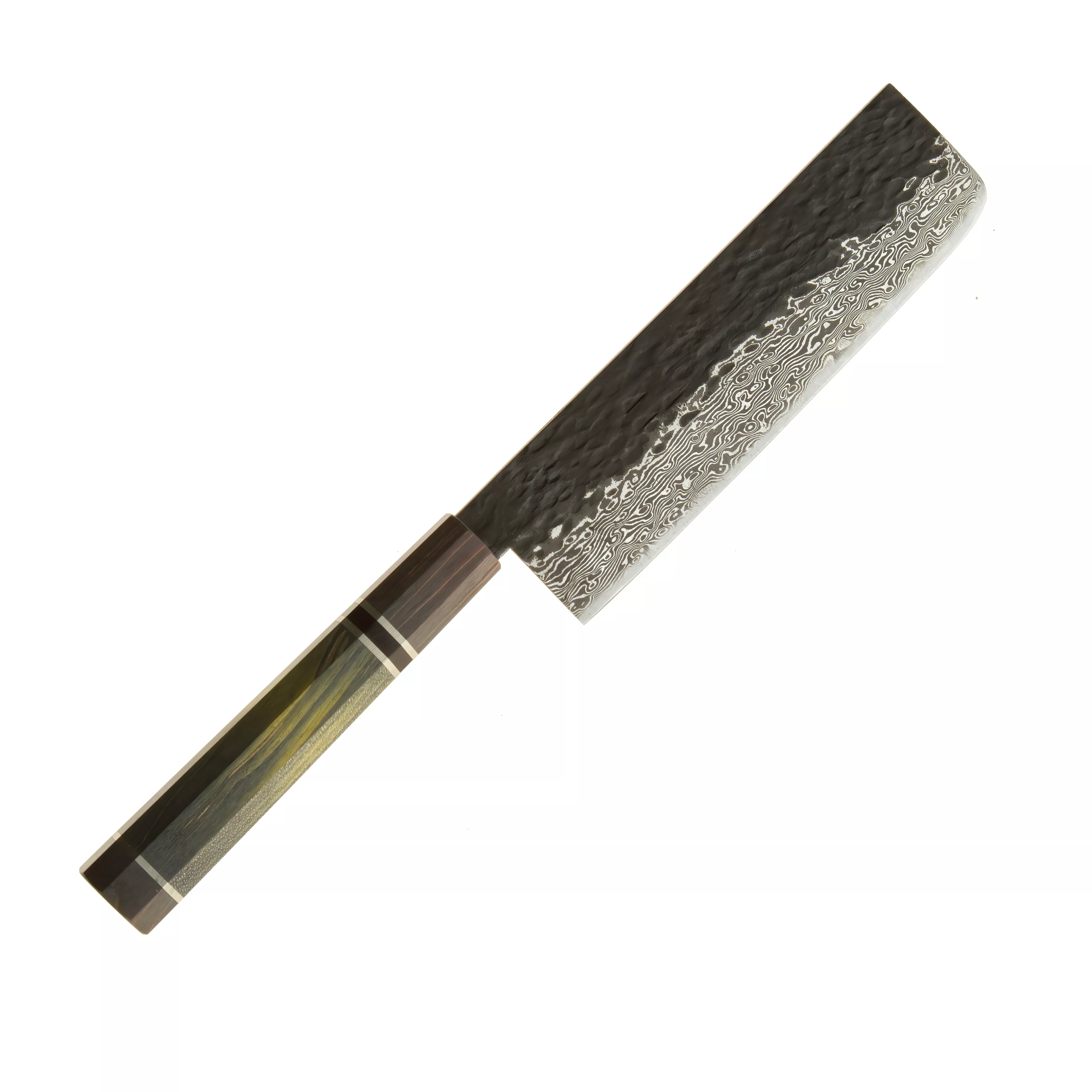 Dan Woo Custom Nóż Nakiri 18 cm Damast T10 61HRC