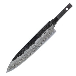 Dan Woo Nóż Utility 14,5 cm Damast HF02 Blank – Ostrze do Oprawy