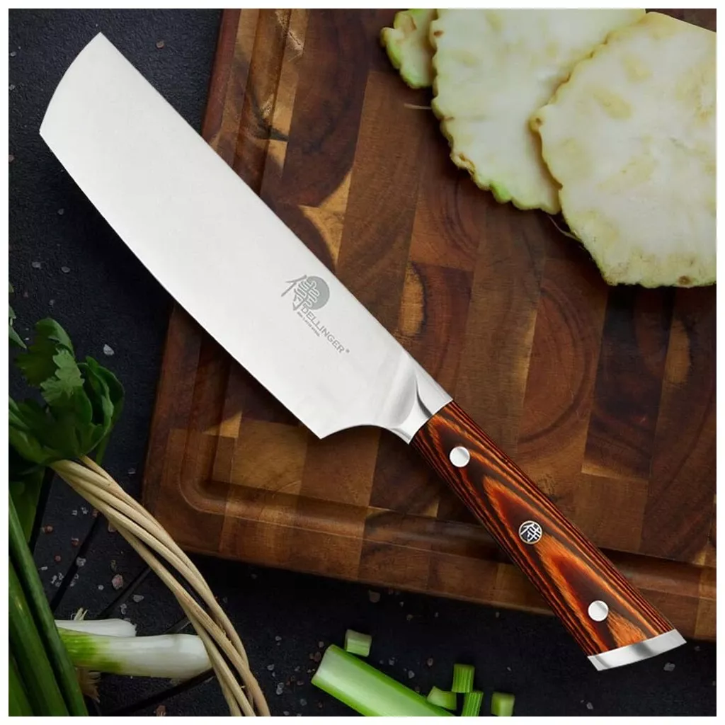 Nóż Nakiri Dellinger German Black Samurai 15 cm