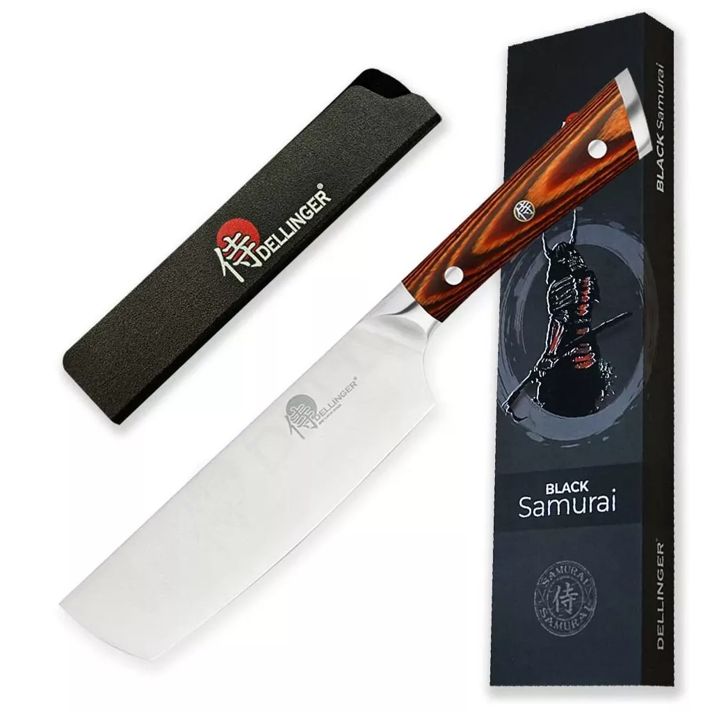 Nóż Nakiri Dellinger German Black Samurai 15 cm