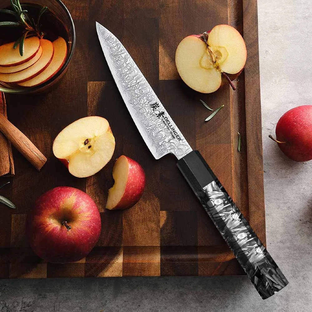 Nóż Petty Dellinger Carbon Fiber Octagon stal VG-10 14 cm