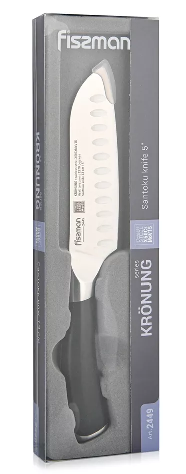 Fissman Kronung Nóż Kuchenny Małe Santoku 13 cm