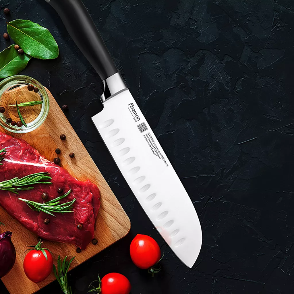 Fissman Elegance Nóż Kuchenny Santoku 18 cm