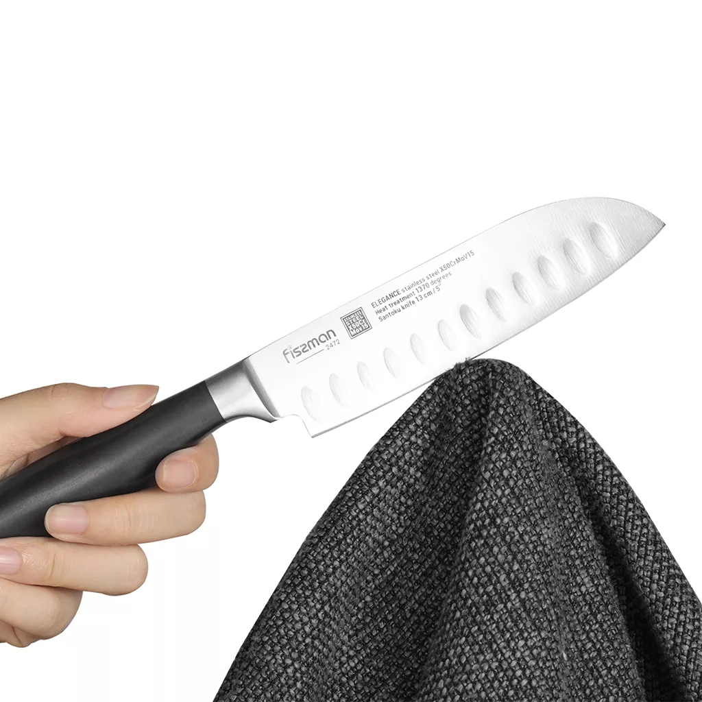 Fissman Elegance nóż kuchenny małe santoku 13cm