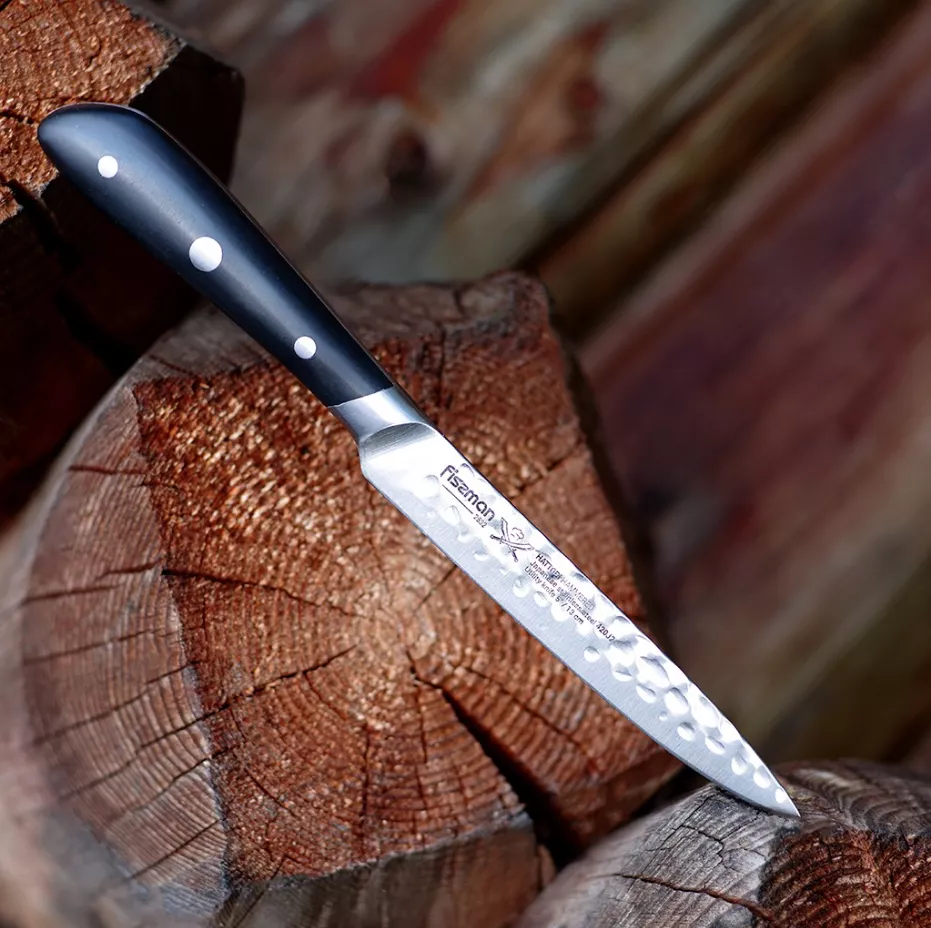Fissman Hattori Nóż Uniwersalny 13 cm, stal 420J2, Hammered