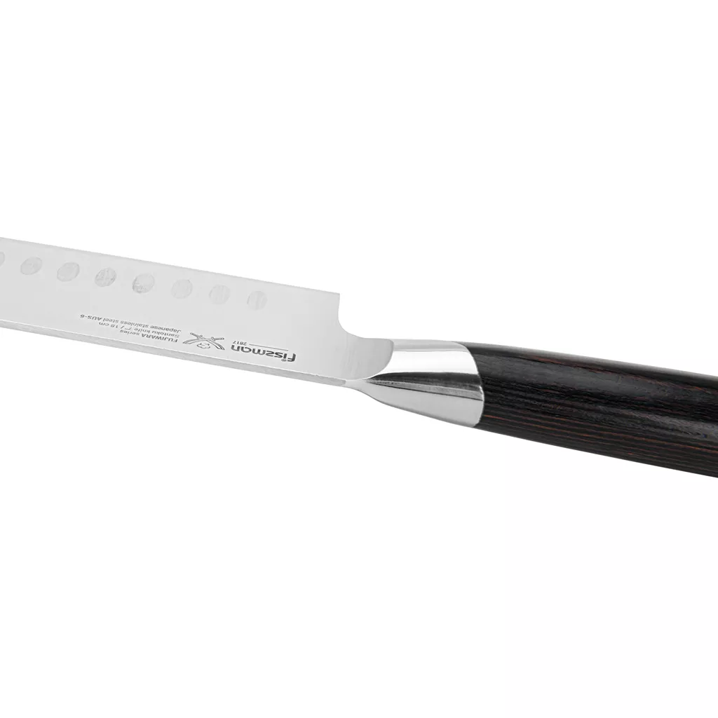 Nóż kuchenny Santoku Fissman Fujiwara 18 cm stal AUS-6