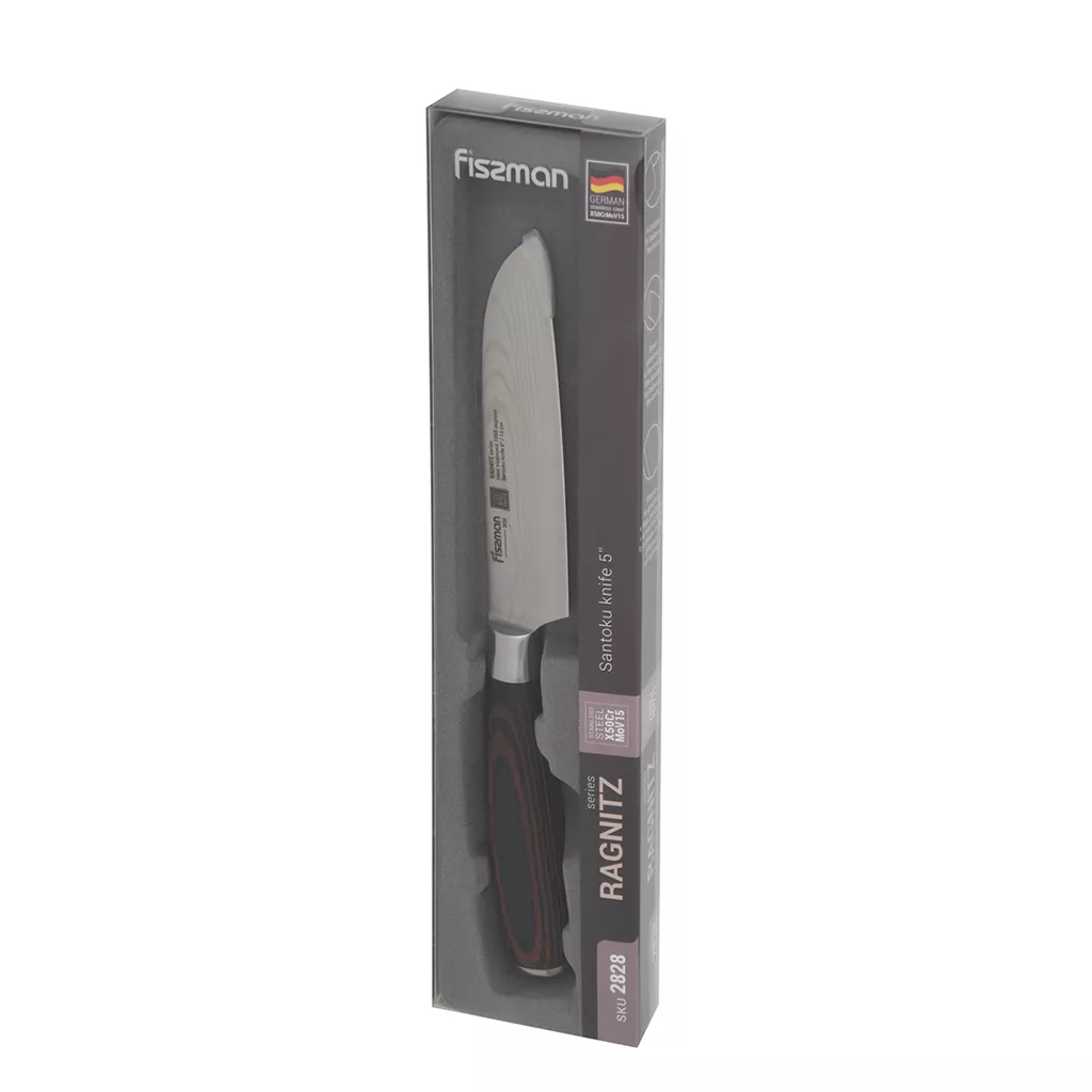 Nóż kuchenny Fissman Ragnitz małe Santoku 14,5 cm