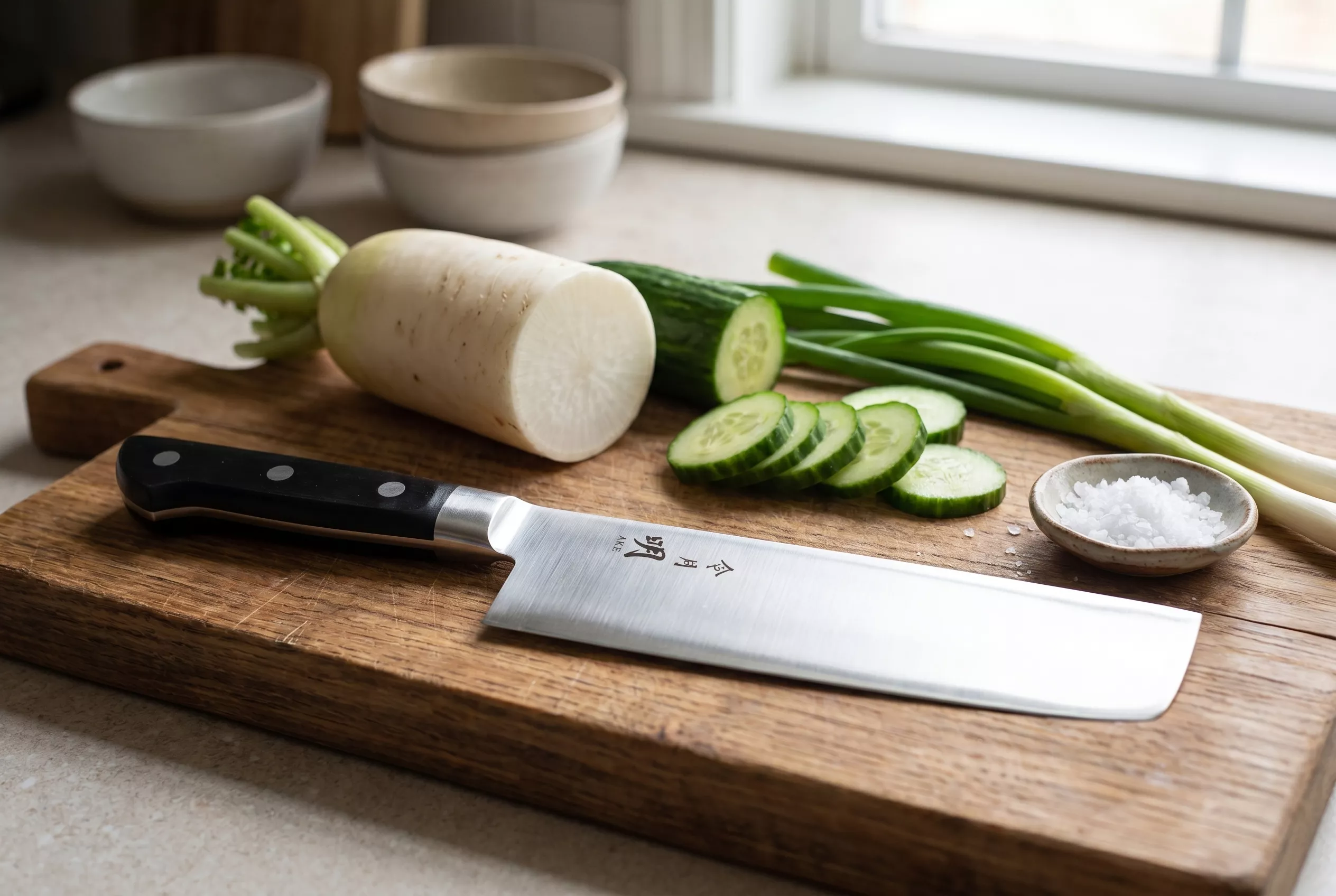 Fuji Cutlery Akira Reigetsu Nóż Nakiri 16 cm FC-0122