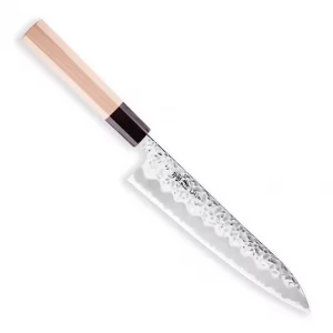 Nóż szefa Hokiyama Tosa-Ichi Saiun Tsuchime Gyuto 21 cm Magnolia