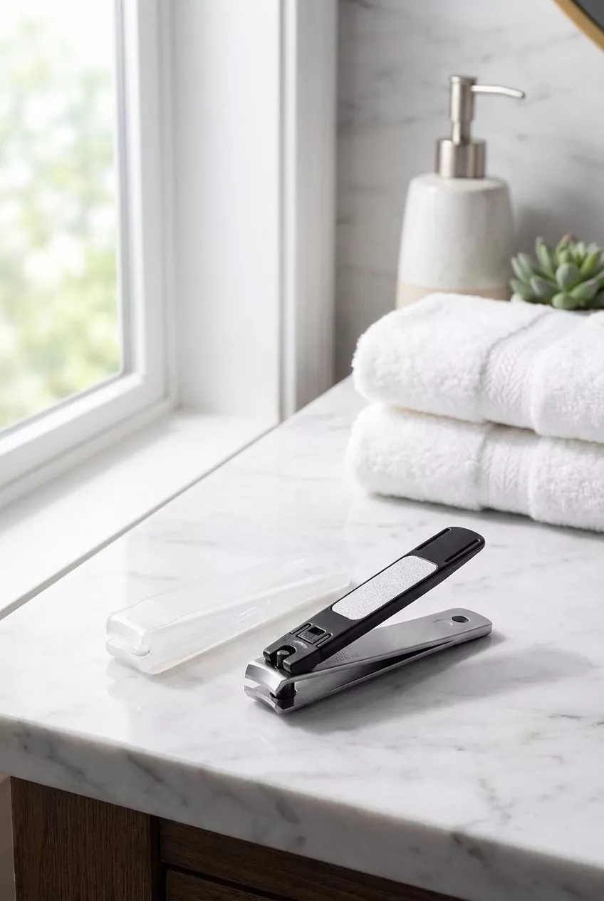 Kai KE0101 Japoński obcinacz do paznokci ze zbiorniczkiem 9 cm