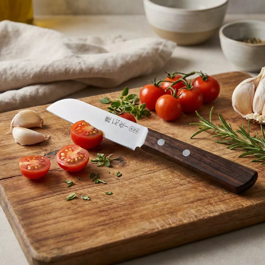 Kanetsugu Miyabi Issin– Japoński Nóż do Obierania, Ostrze 9 cm