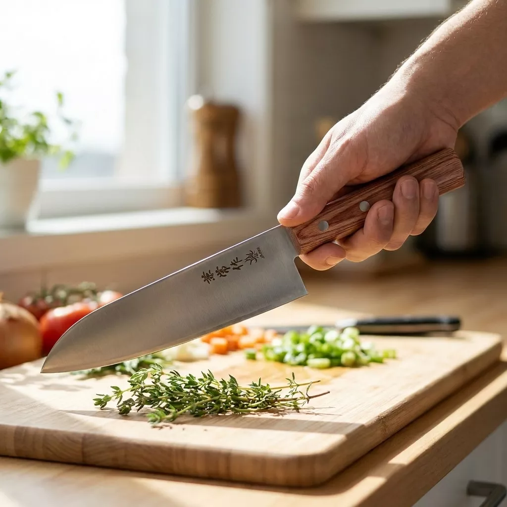 Kanetsune 555 Santoku 16.5 cm - Japoński Nóż Kuchenny KC-360