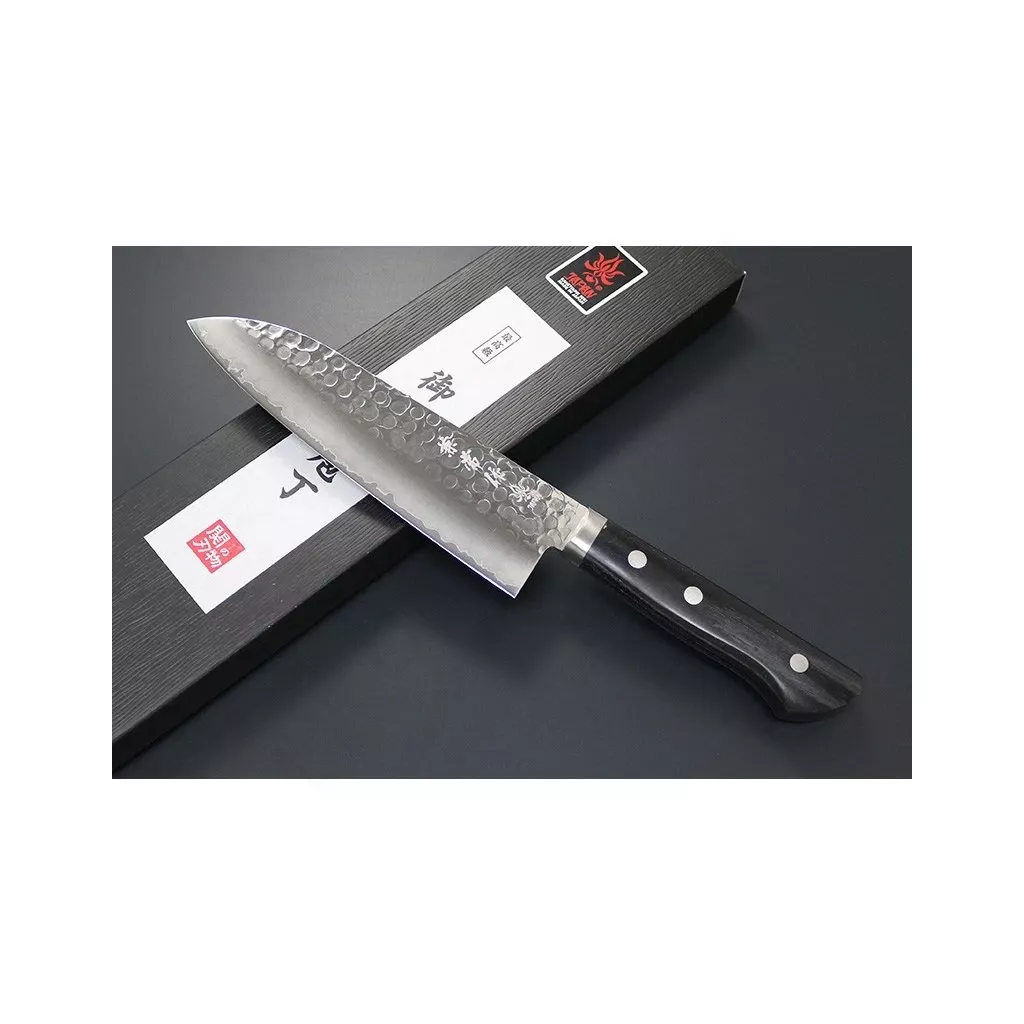 Japoński Nóż Santoku Kanetsune KC-943 VG-1 Tsuchime 16,5 cm
