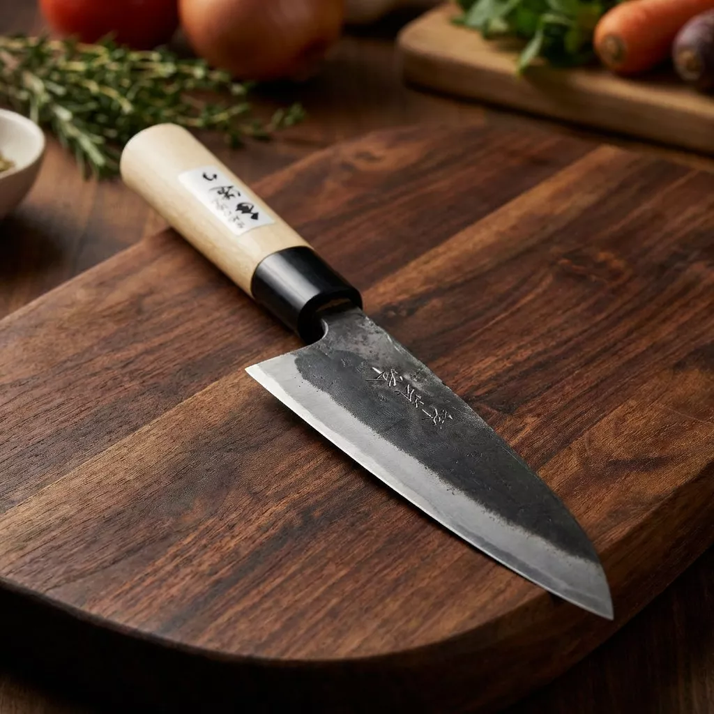 Japoński nóż Funayuki Okomura Kurouchi 16,5 cm