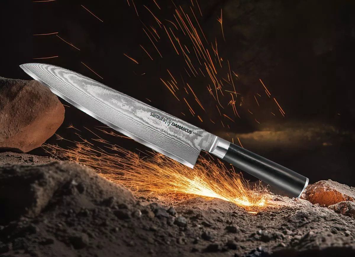 Samura Damascus Nóż Szefa Kuchni 24 cm AUS-10 SD-0087