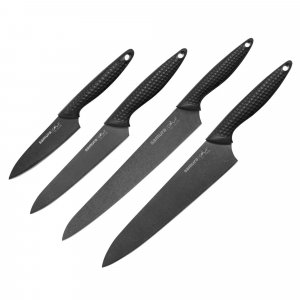 Samura Golf Stonewash Zestaw 4 noży kuchennych 10-25 cm