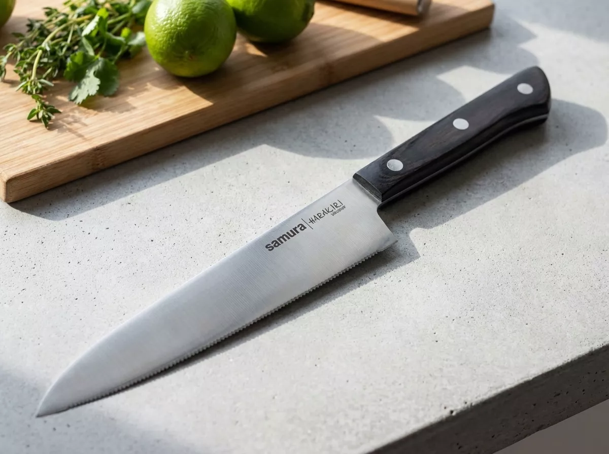 Samura Harakiri Nóż uniwersalny ząbkowany 15 cm SHR-0024B