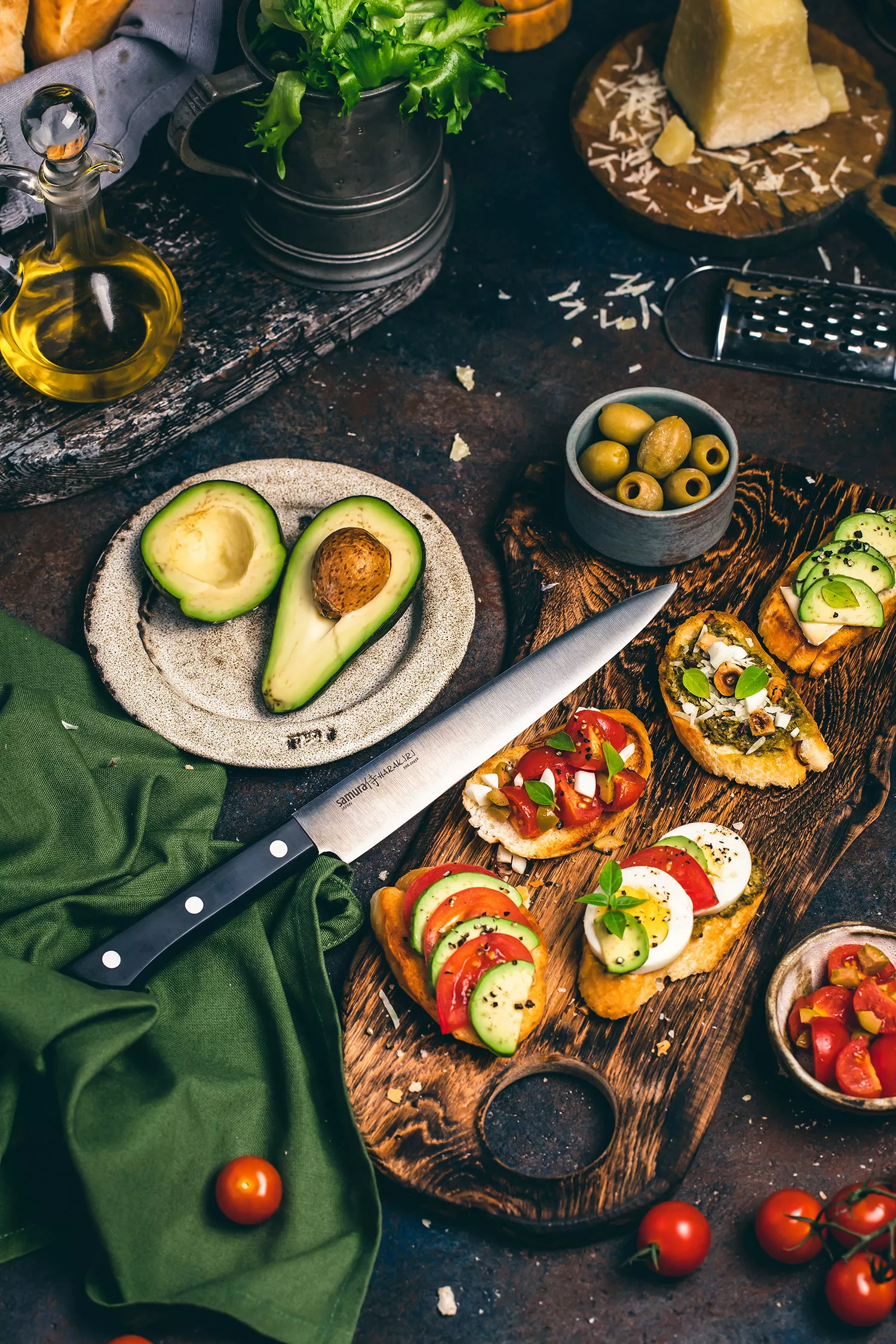Samura Harakiri nóż kuchenny slicer / plastrownik.