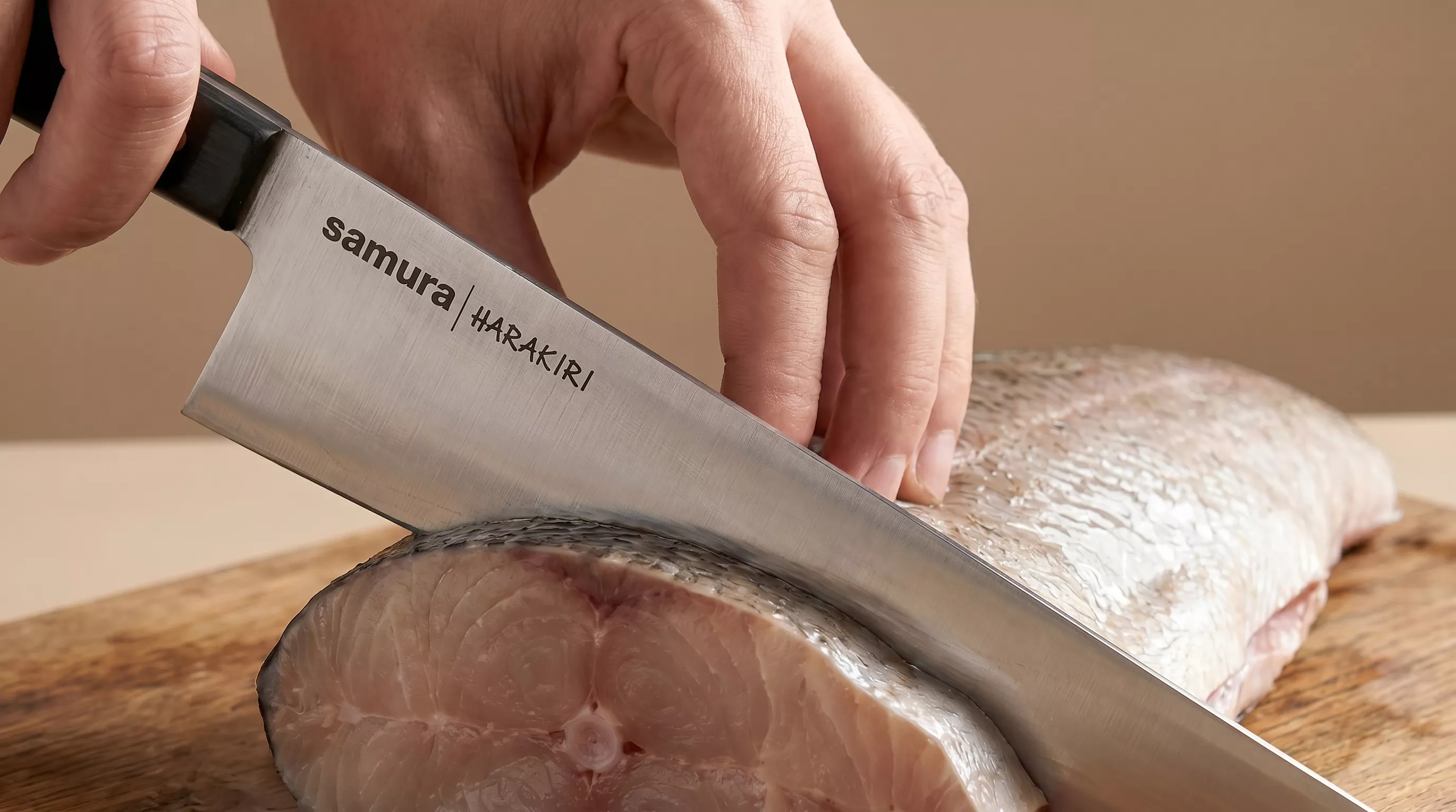 Samura Harakiri Hamokiri Nóż do ryb i mięsa 26 cm AUS-8 SHR-0050B