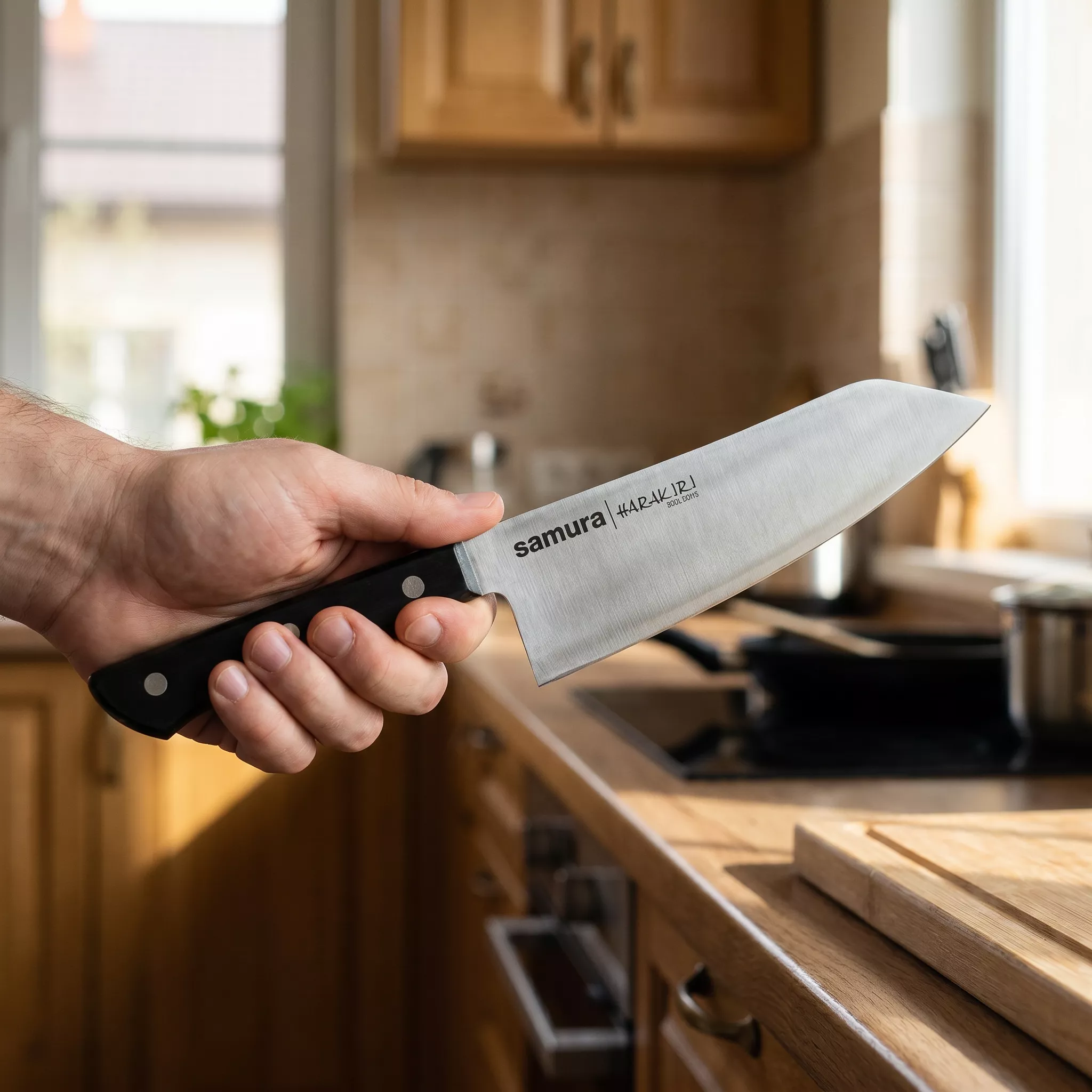 Nóż kuchenny Samura Harakiri Hakata / Bunka 17,1 cm AUS-8