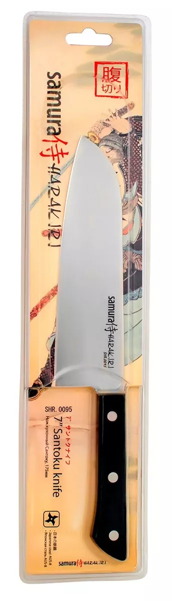 Samura Harakiri nóż kuchenny santoku AUS-8 58HRC