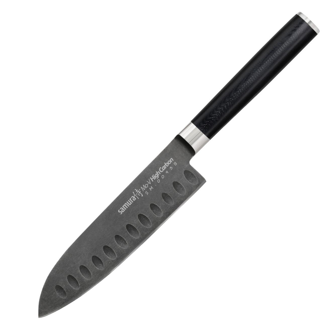 Samura MO-V Stonewash małe santoku 138mm.