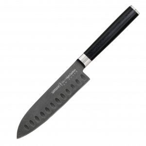 Samura MO-V Stonewash małe santoku 138mm.