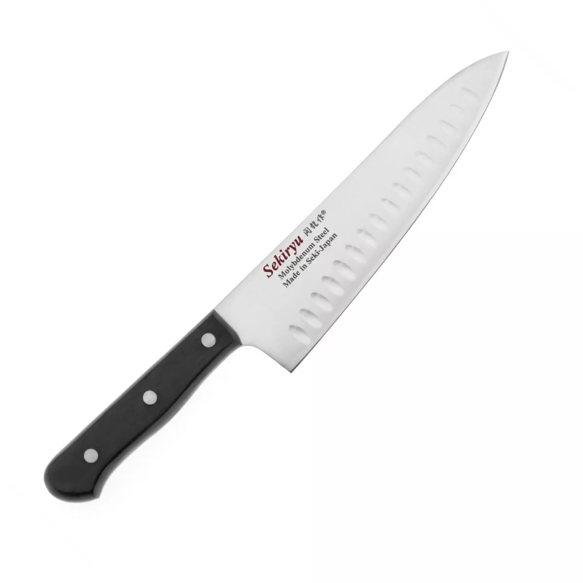 Sekiryu Ryflowany Nóż Szefa Kuchni AUS-8, 19.5cm bulk