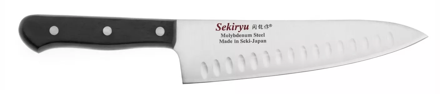 Sekiryu Zestaw 5 Japońskich Noży Kuchennych AUS-8A, Drewniane Rękojeści