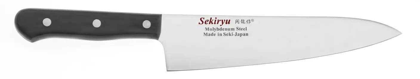 Sekiryu Zestaw 5 Japońskich Noży Kuchennych AUS-8A, Drewniane Rękojeści