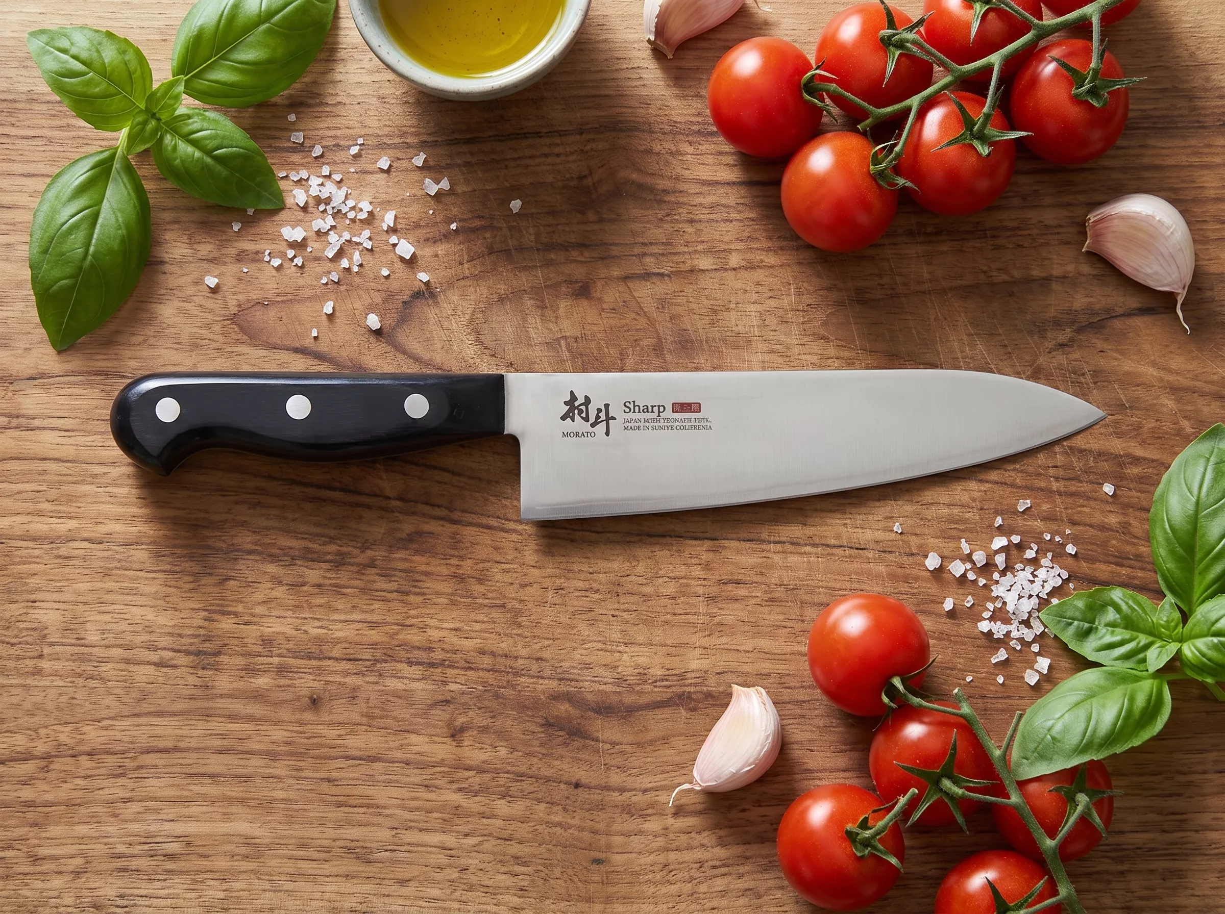 Nóż szefa kuchni Shimomura Murato Sharp Gyuto 18 cm AUS-10 MSP-102