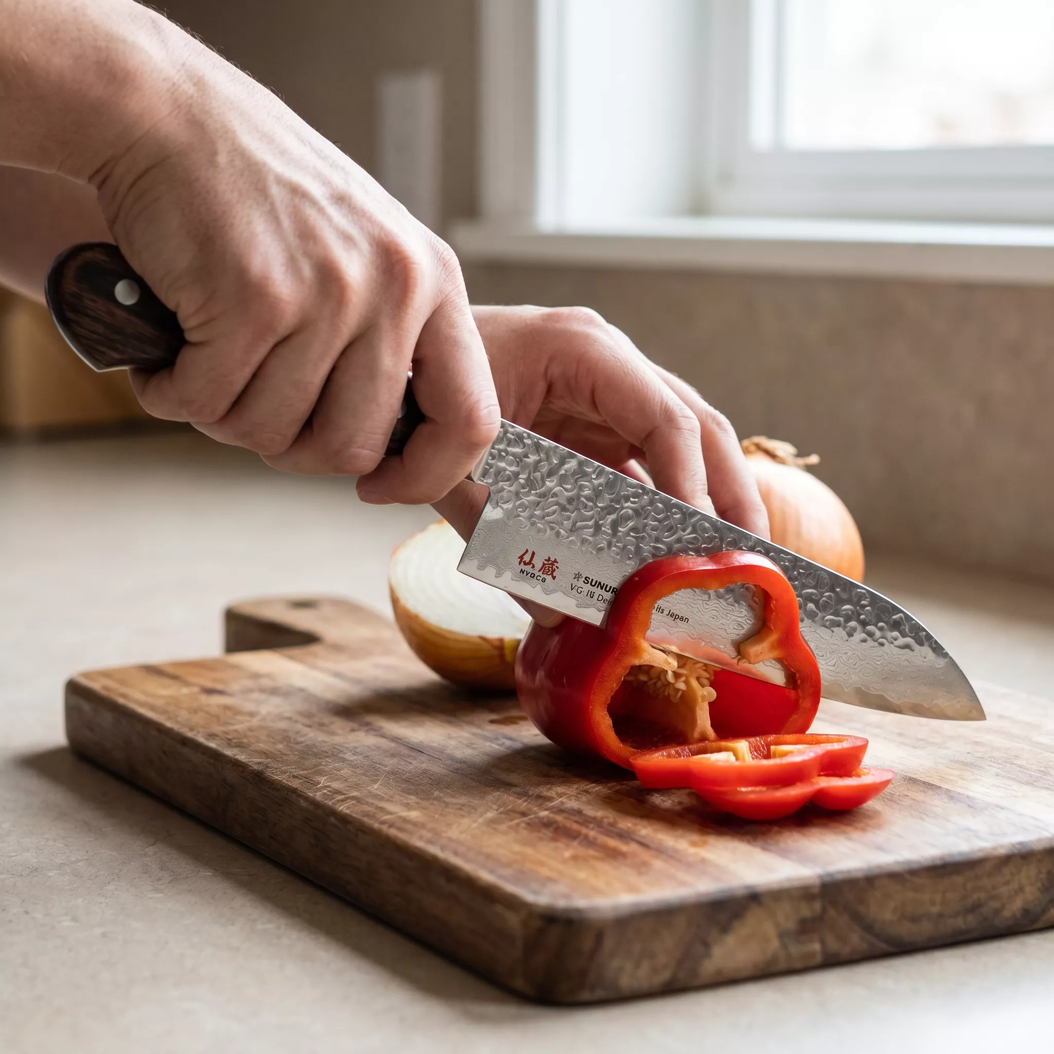 Suncraft SENZO UNIVERSAL Santoku 165 mm [FT-01]