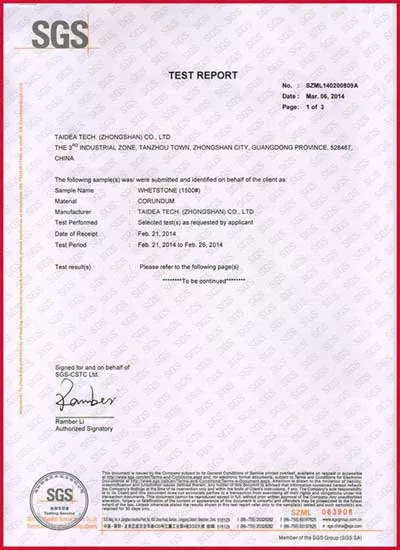 Ostrzałka kamienna wodna Taidea T7150W Gradacja 1500 Korund