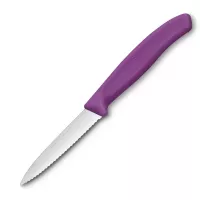 Victorinox Swiss Classic Nóż do warzyw i owoców ostrzę ząbkowane 11 cm fioletowy