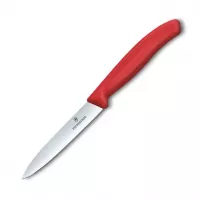 Victorinox Swiss Classic Nóż Uniwersalny do Warzyw i Owoców 10 cm Czerwo