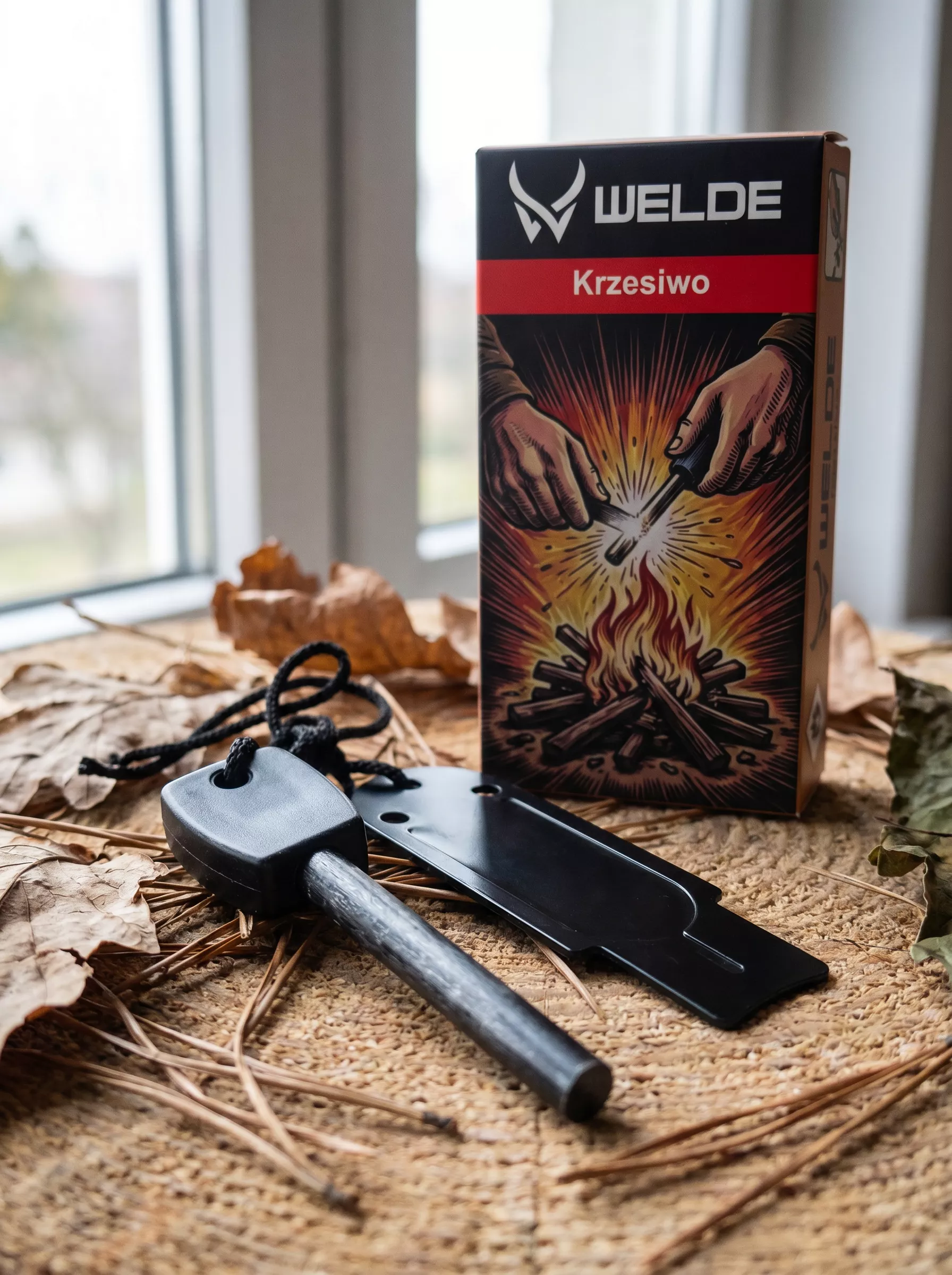 Krzesiwo magnezowe Welde 8mm x 8cm - survival i bushcraft