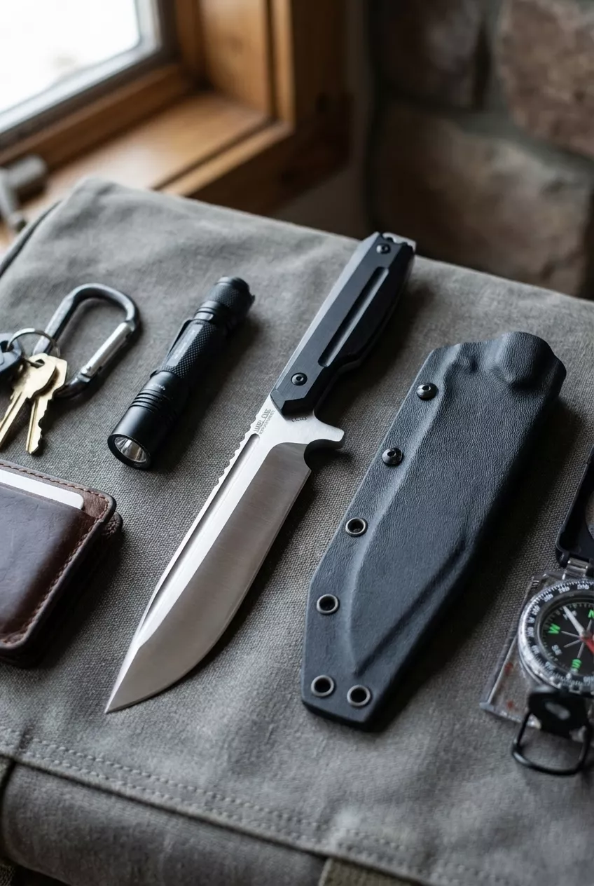 Welde Strongman G10 Nóż Survivalowy stal DC53 63 HRC z pochwą Kydex