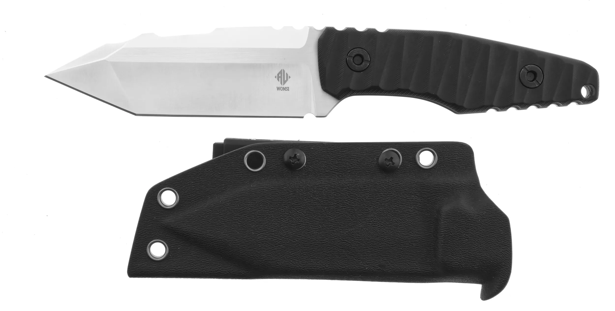 Womsi Rock nóż taktyczny czarne G10 14C28N.