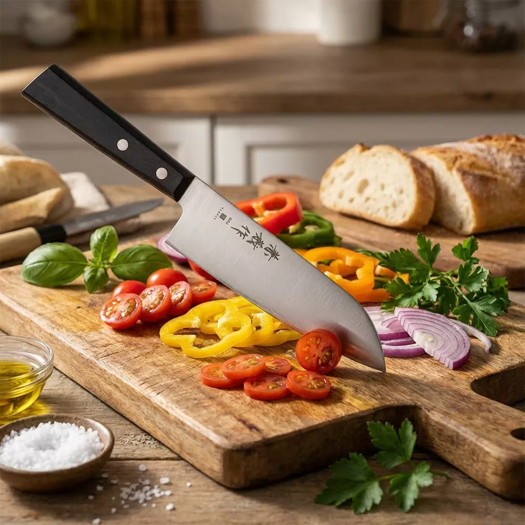 Japoński nóż Santoku Yaxell Kaneyoshi-saku SG2 16,5 cm